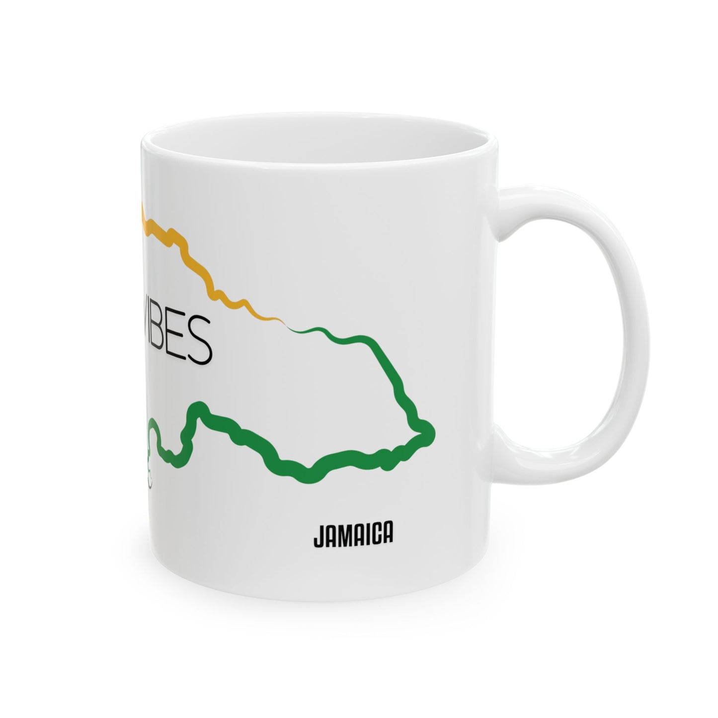 Island Vibes Ceramic Mug, Jamaican coffee mug, Jamaican tea cup