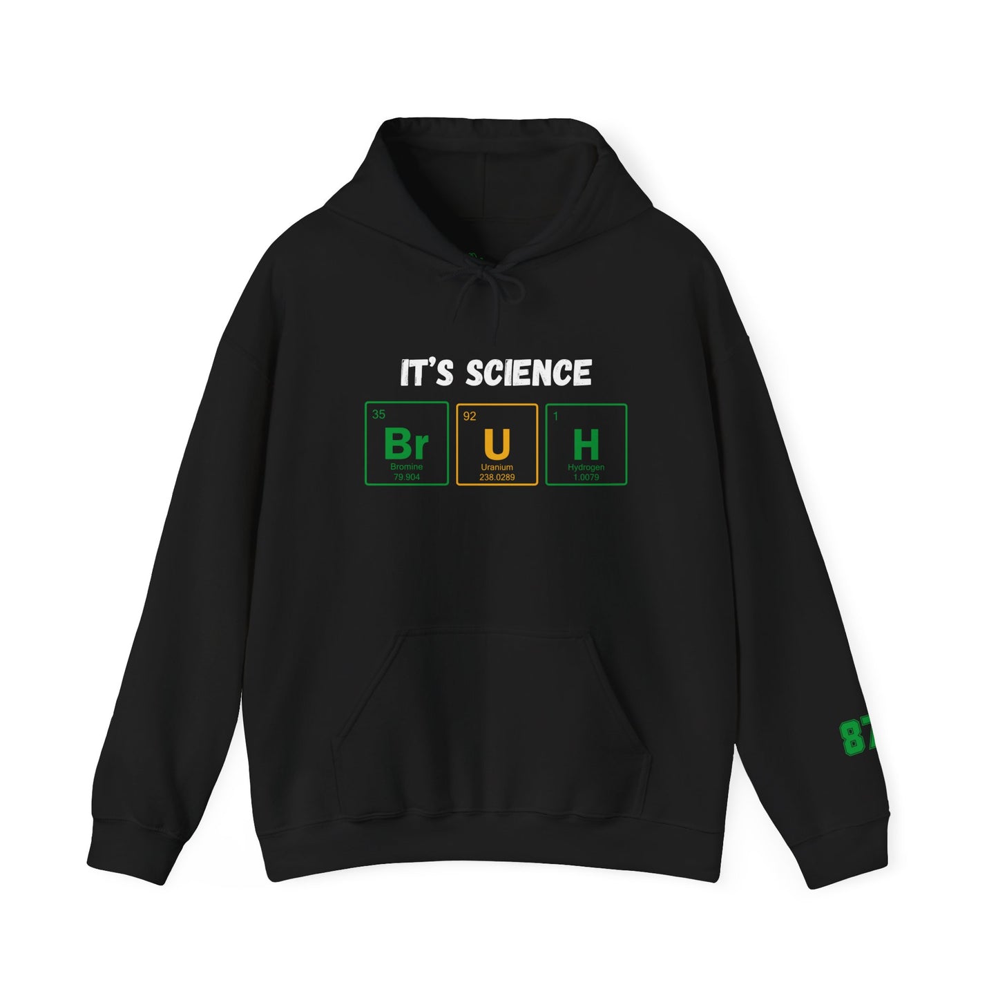 BRUH Jamaican Hoodie, Adult Unisex Hooded Sweatshirt, Sarcastic Sweater
