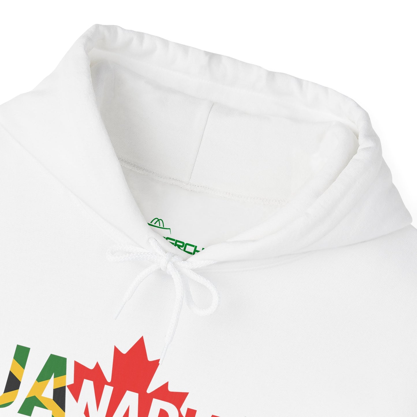 JAnadian Hoodie, Jamaican Heritage Hoodie, Adult Unisex Hoodie