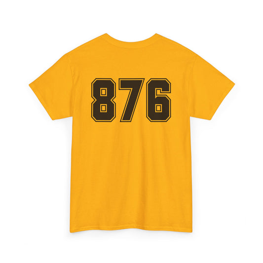 Jamaica Team 876 T-Shirt, Adult Unisex Cotton Shirt