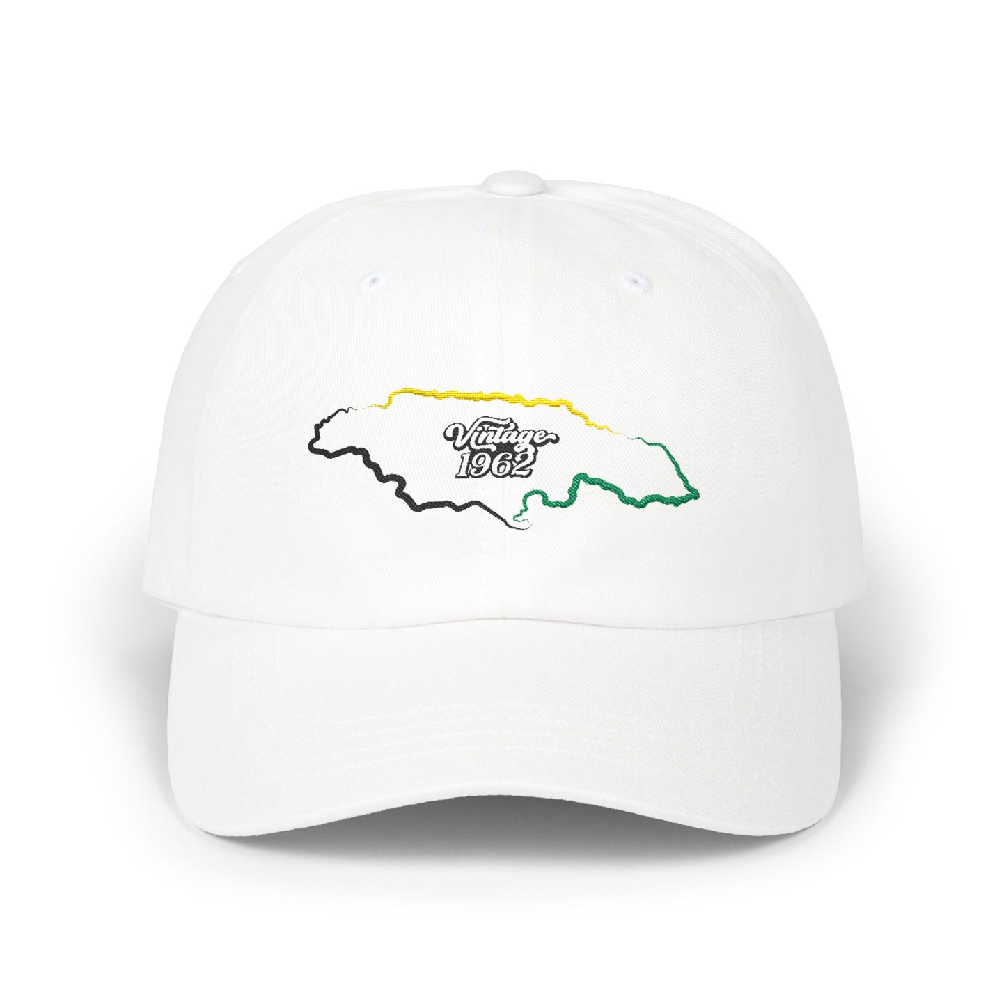 Vintage 1962 Jamaican Independence Cap, Embroidered Baseball Cap, Summer Cap, Jamaican Hat