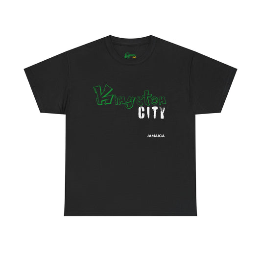 Kingston City Jamaica Graphic T-Shirt, Adult Unisex Cotton T-shirt