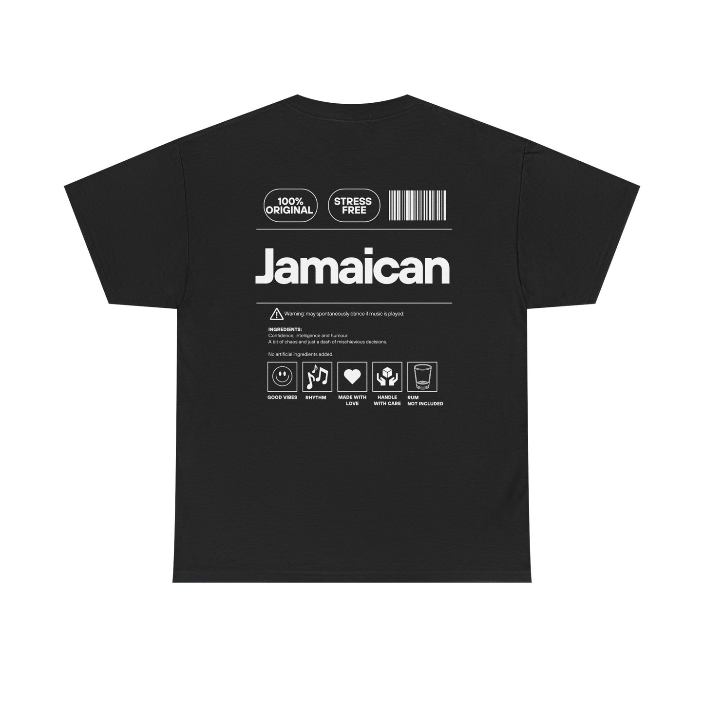 100% Jamaican Graphic T-Shirt, Unisex Cotton Tee