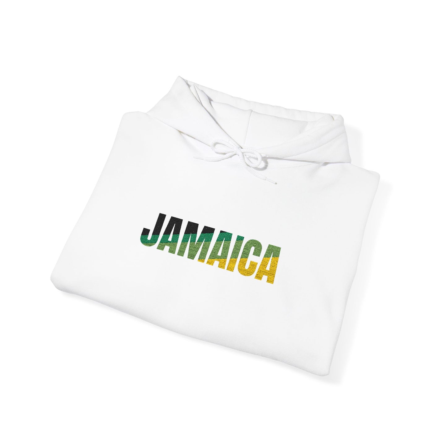 Jamaica Embroidered Hoodie, Unisex  Heavy Blend Hooded Sweatshirt, Jamaican Hoodie