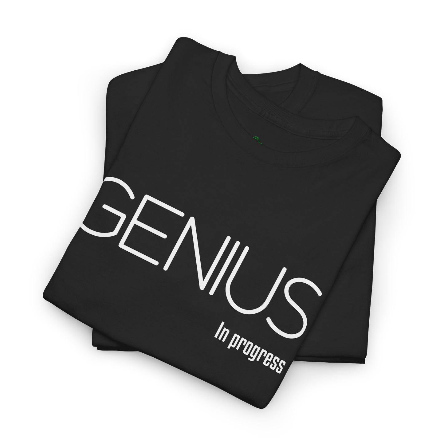 "Genius in Progress" Graphic T-shirt, Unisex Adult Graphic T-shirt
