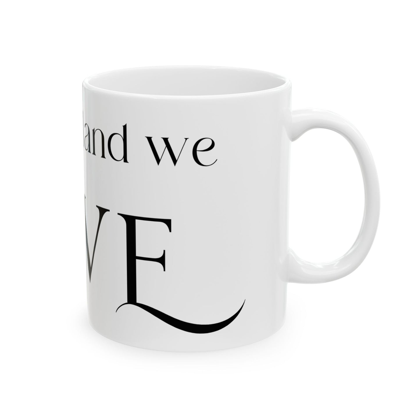 Jamaica Land We Love Ceramic Mug, Jamaican coffee mug, Jamaican tea cup