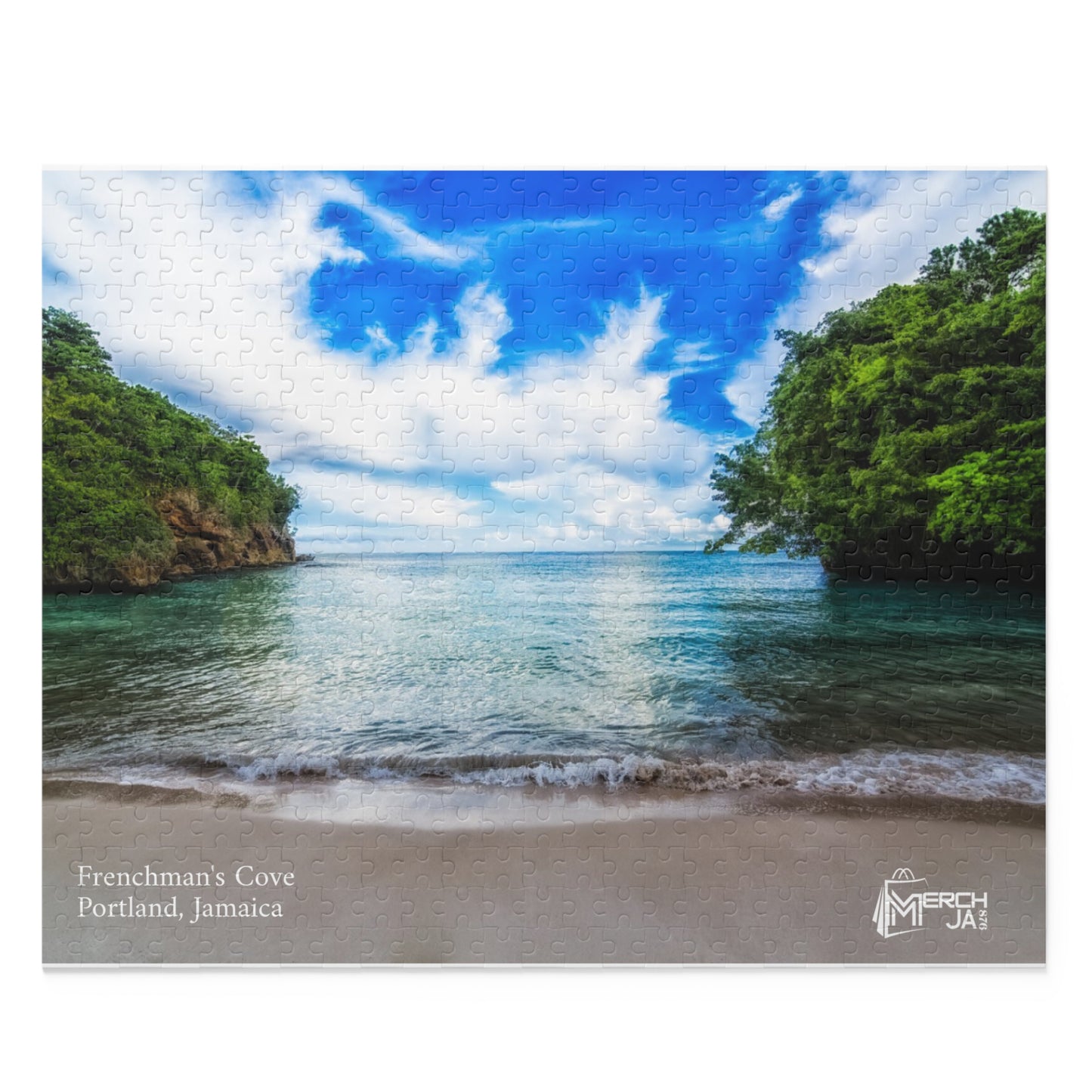 Frenchman's Cove Jamaica Puzzle , 500 piece Jamaica Jigsaw Puzzle