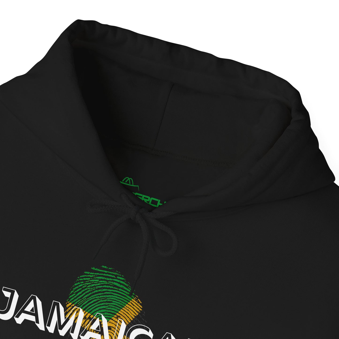 Jamaican DNA Hoodie, Jamaican Fingerprint Hoodie, Adult Unisex Hoodie
