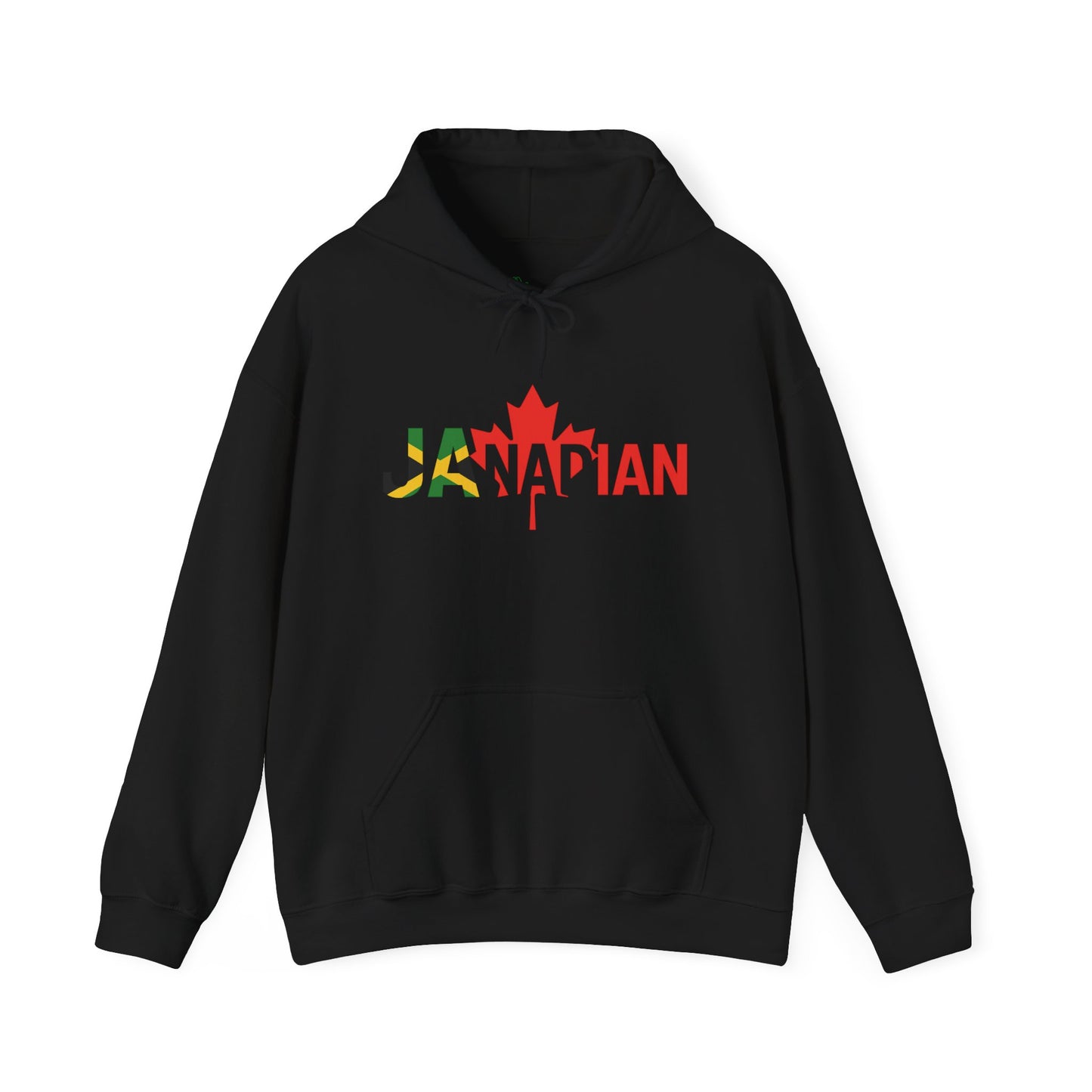 JAnadian Hoodie, Jamaican Heritage Hoodie, Adult Unisex Hoodie