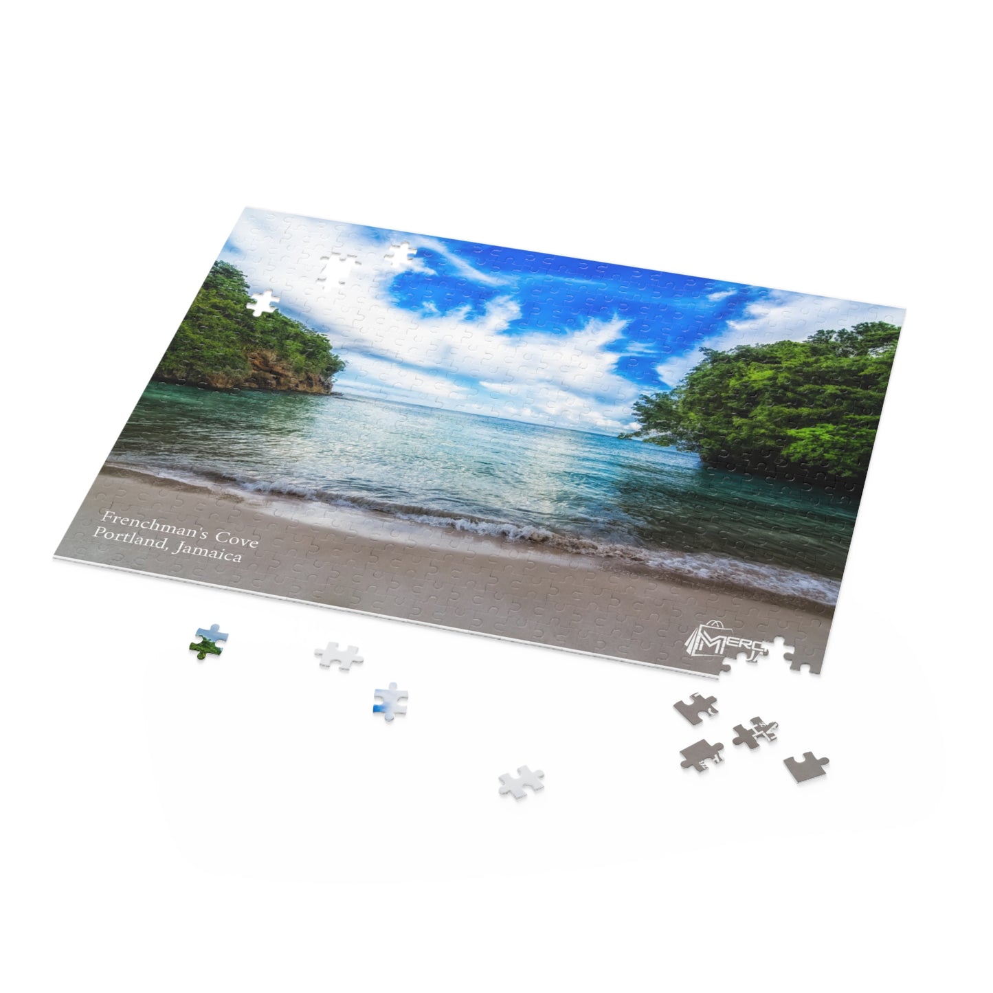 Frenchman's Cove Jamaica Puzzle , 500 piece Jamaica Jigsaw Puzzle