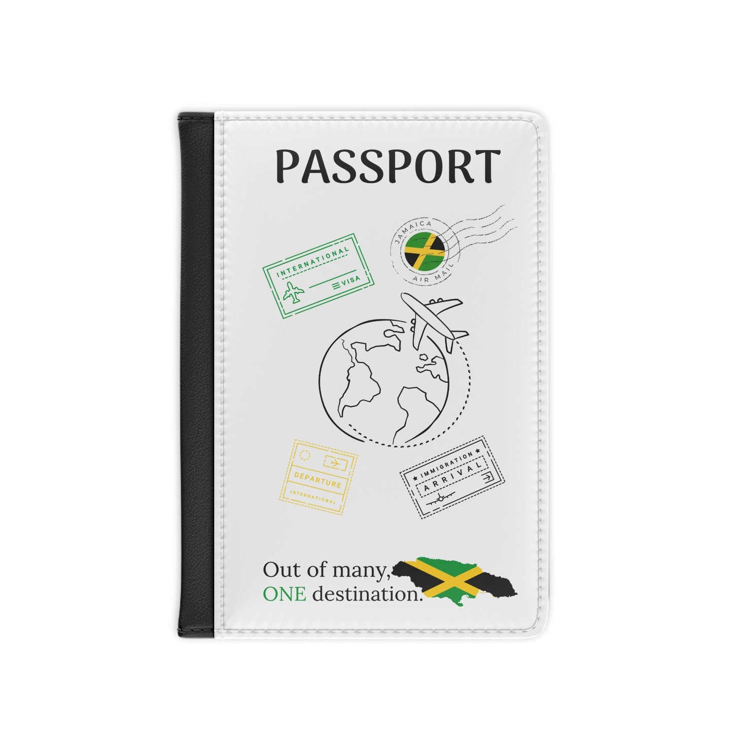 Jamaican Passport Cover, Travel Accessory, Jamaican Passport Holder