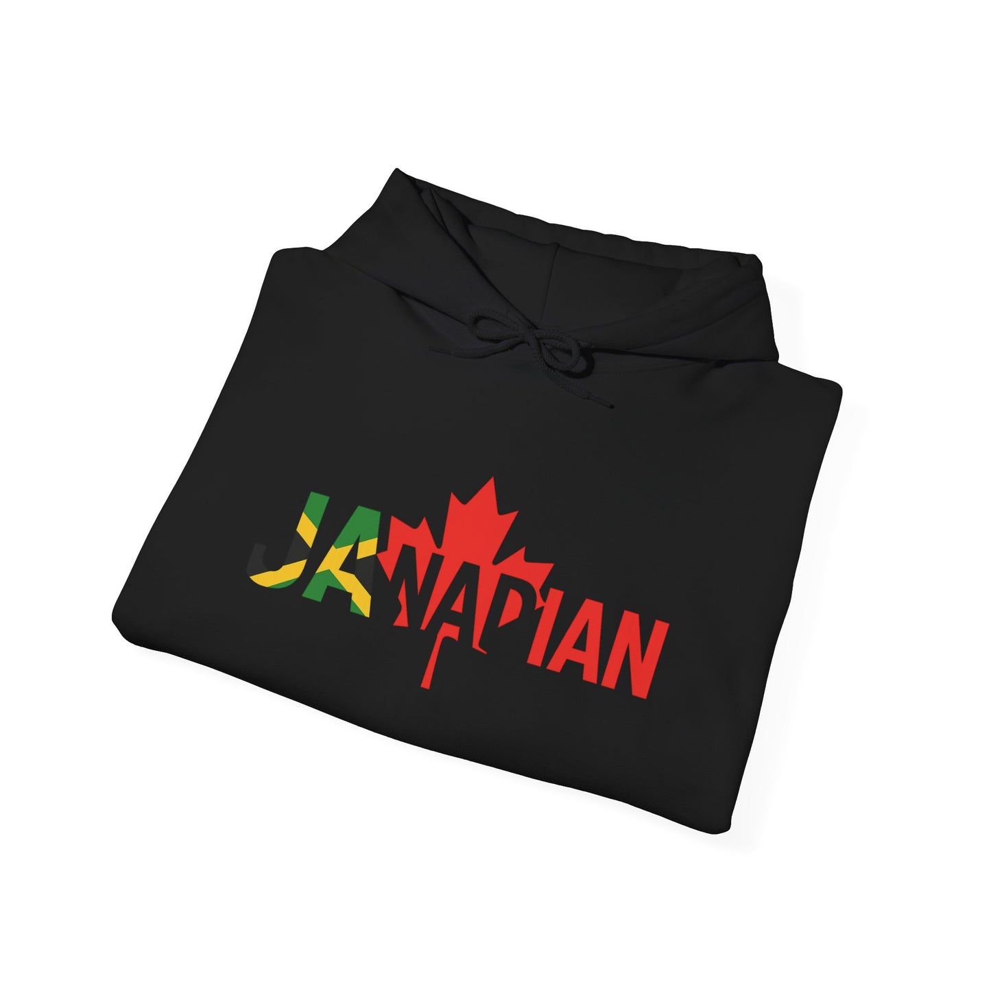 JAnadian Hoodie, Jamaican Heritage Hoodie, Adult Unisex Hoodie