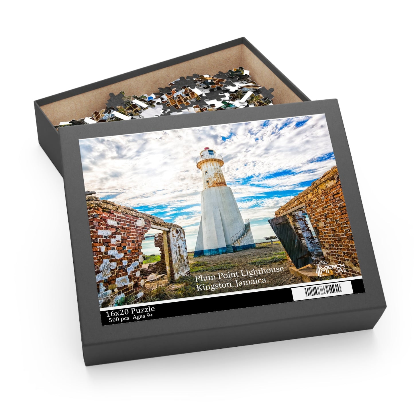 Jamaican Lighthouse Puzzle, 500-Piece Jamaica Jigsaw Puzzle