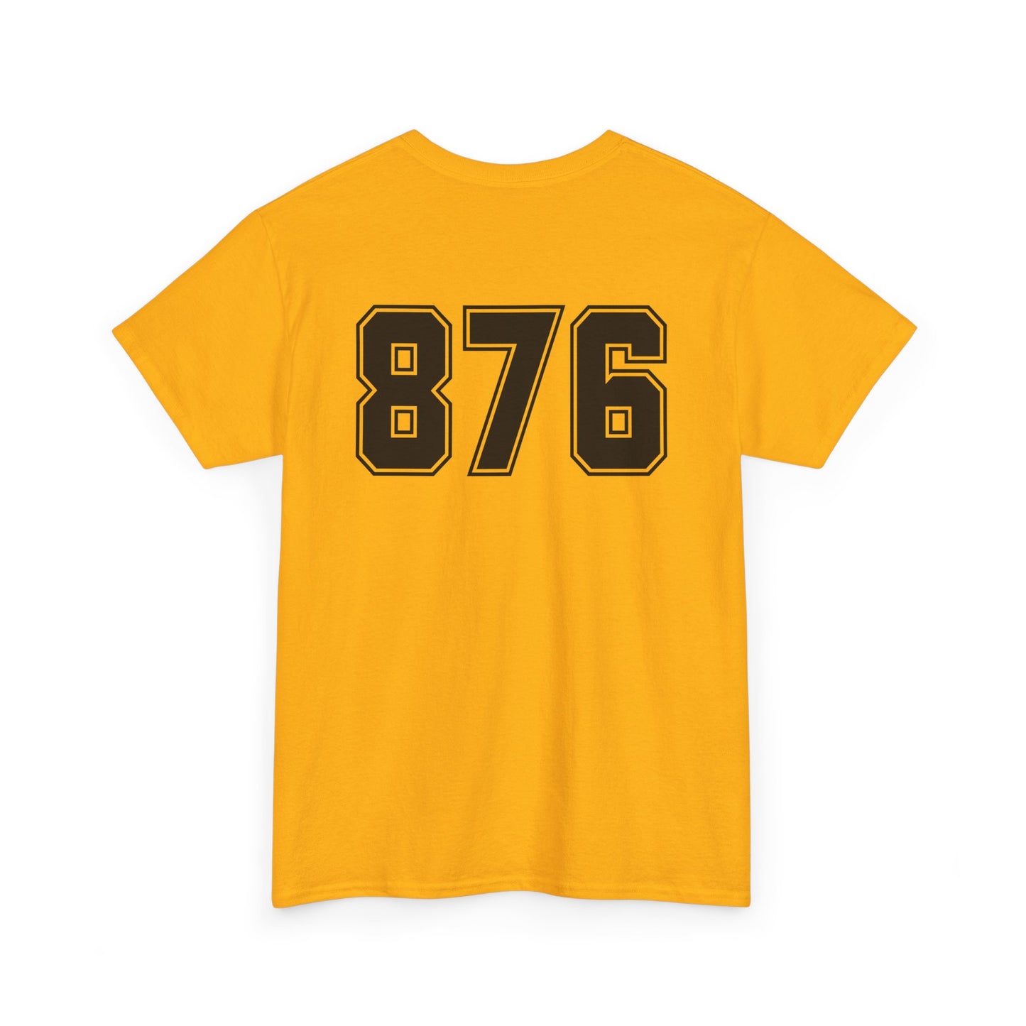 Jamaica Team 876 T-Shirt, Adult Unisex Cotton Shirt