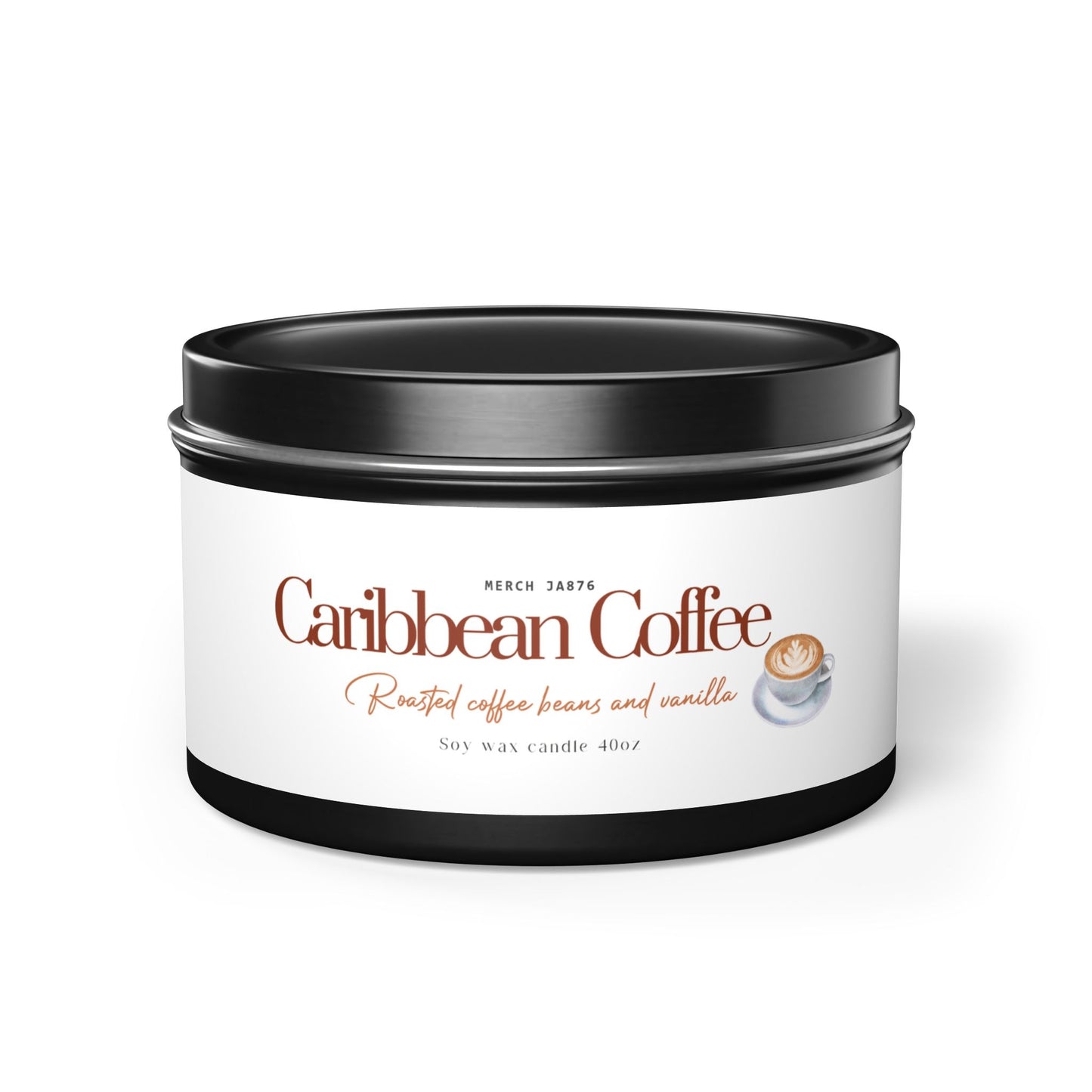 Coffee Scented Candle, Jamaican Coffee Scented Soy Wax Candle