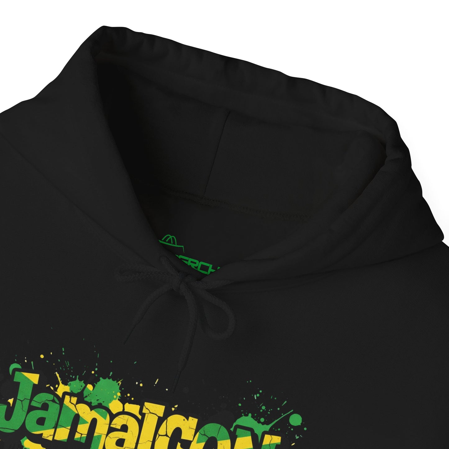 JamaICON Graffiti Drip Jamaican Hoodie, Unisex Heavy Blend Sweatshirt