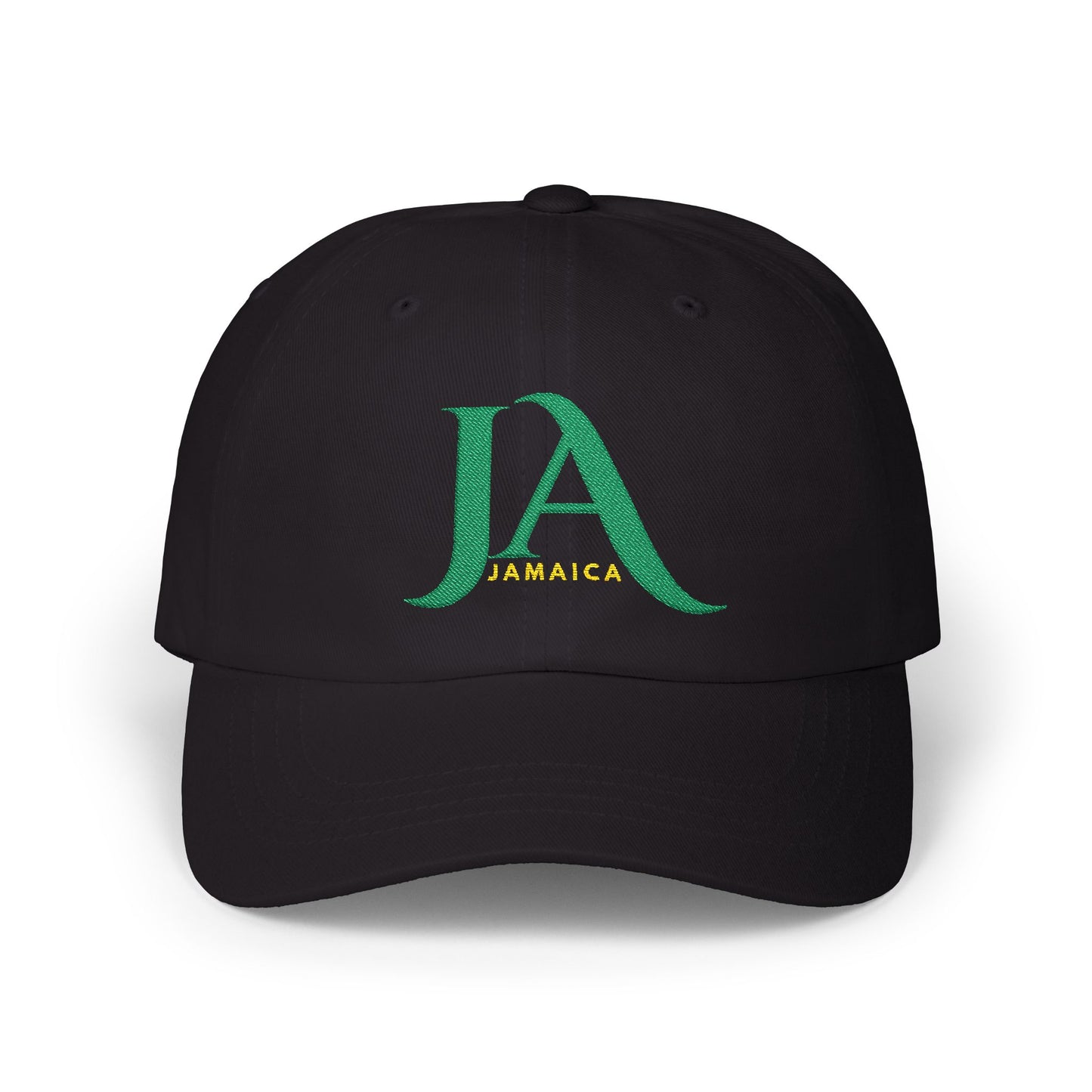 Jamaica Embroidered Cap, Unisex Adult Jamaica Cap, Jamaica Monogram Cap